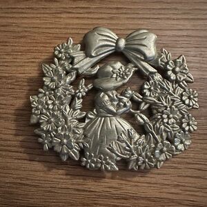 Vintage Silver Belt Buckle